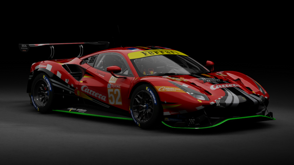 Ferrari 488 GTE EVO, skin AF Corse #52 2020