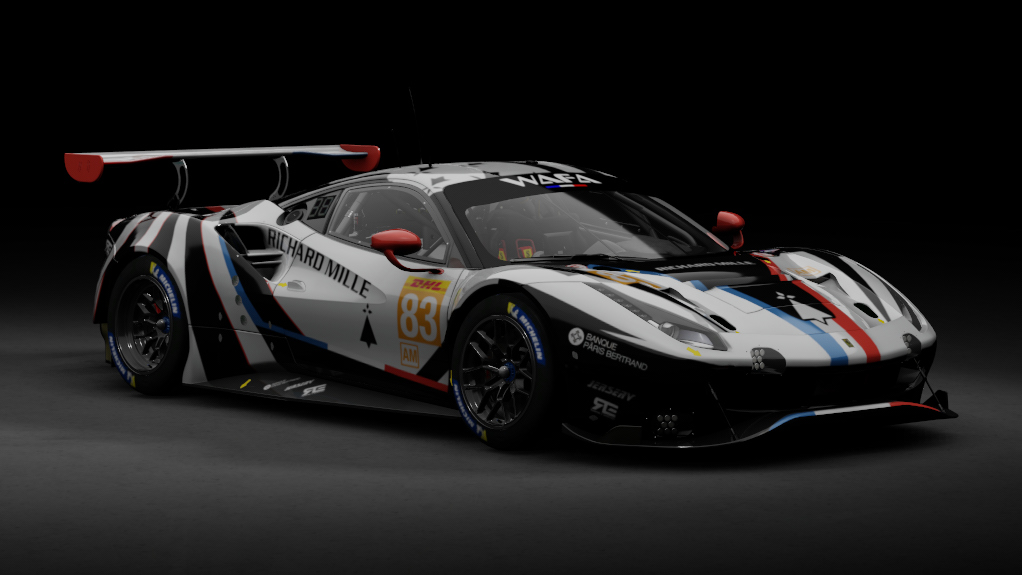 Ferrari 488 GTE EVO, skin AF Corse #83 2020