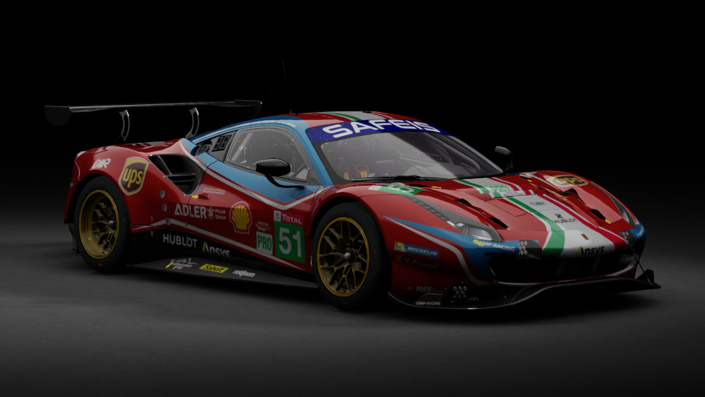 Ferrari 488 GTE EVO, skin Nova pasta (2)