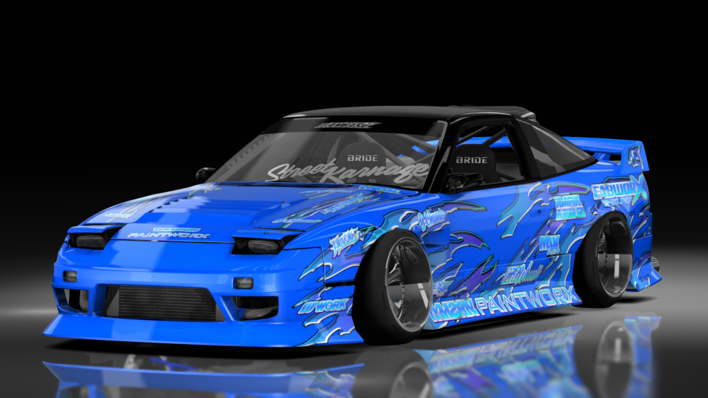 GravyGarage Street 180sx Corbett, skin blue