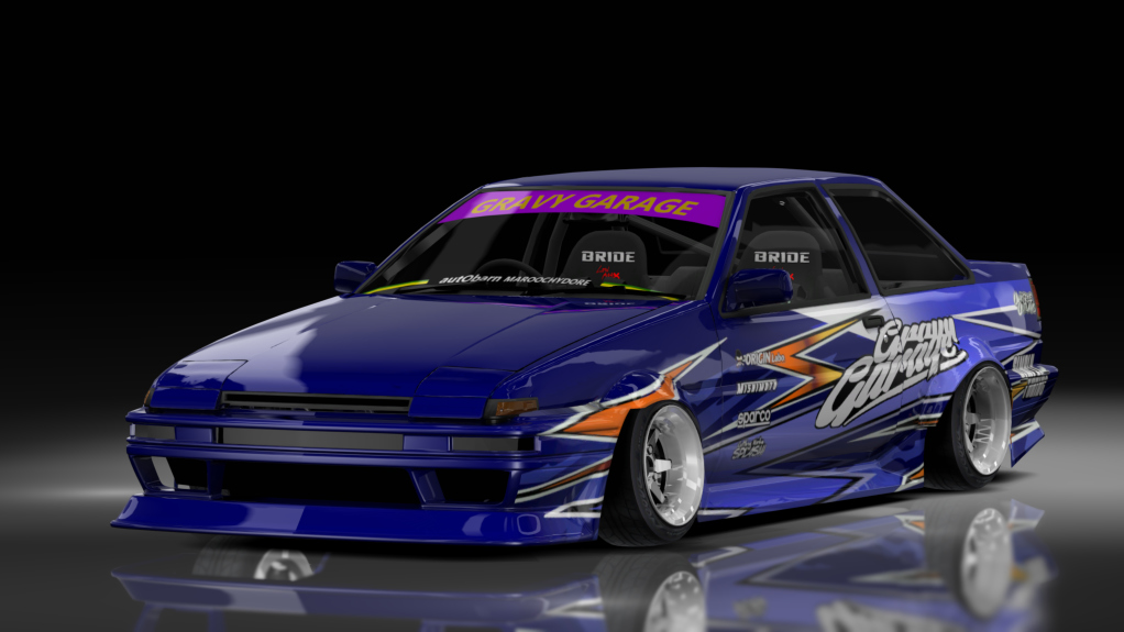 GravyGarage Street Ae86 Readie, skin gravy blue