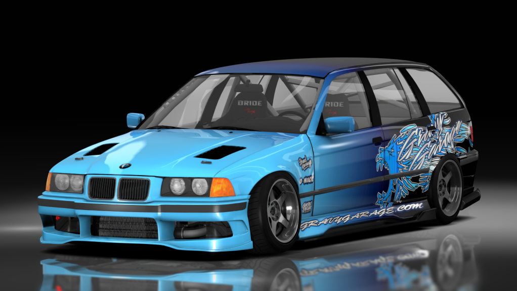 GravyGarage Street E36 Touring Voilent Angle, skin wurr gradient