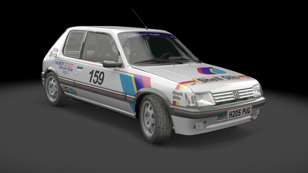 Peugeot 205 GTI gr A, skin 2