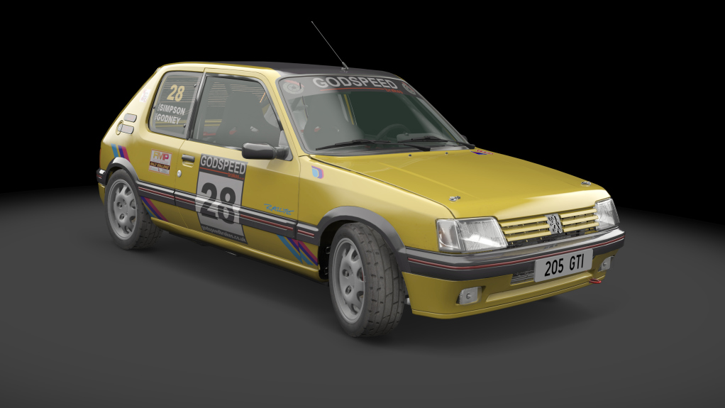 Peugeot 205 GTI gr A, skin 3