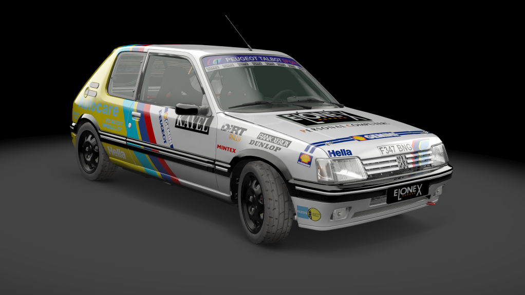 Peugeot 205 GTI gr A, skin Dirt