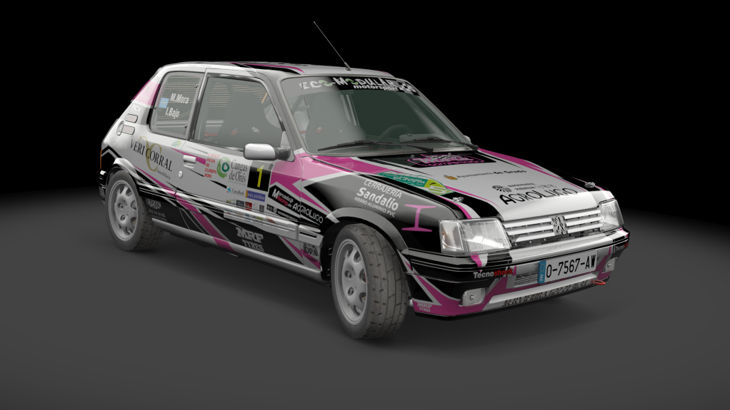 Peugeot 205 GTI gr A, skin Mora