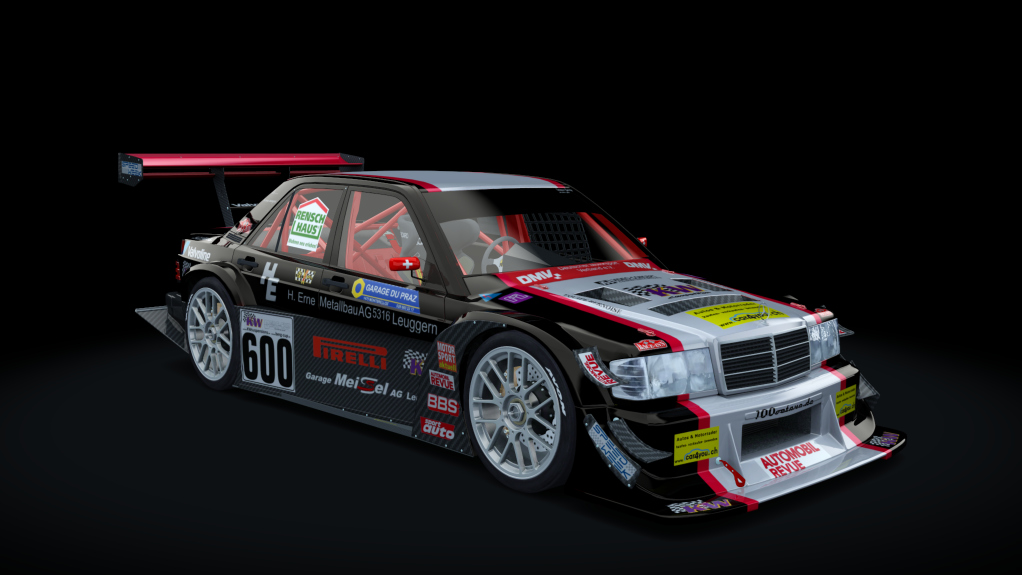 Mercedes-Benz 190 V8 JUDD, skin Judd600