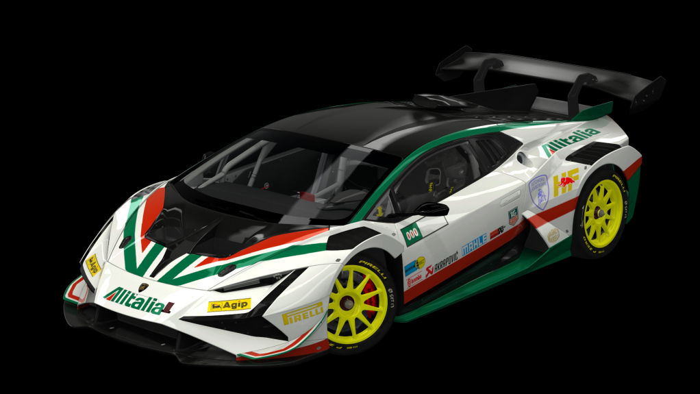 Lamborghini Huracan ST EVO2 Rgt, skin alitalia