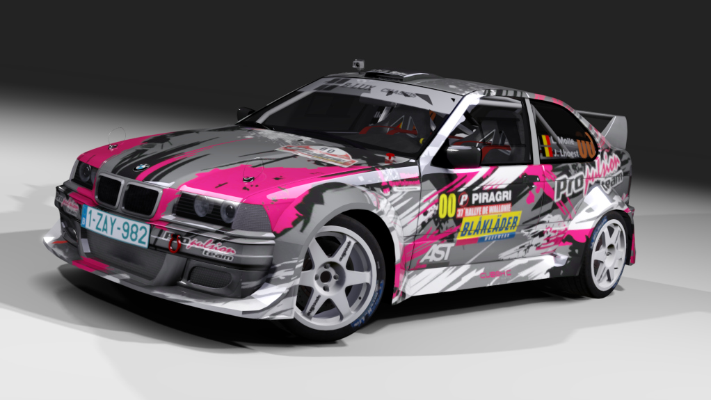 LF BMW 318 (E36) Compact F2000/14, skin CompactF2000MolleWallonie2021