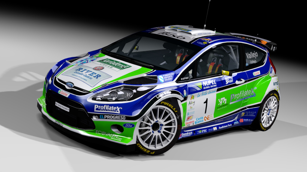 LF S2000 Ford Fiesta MK6 S2000, skin Sergio Vallejo 2010