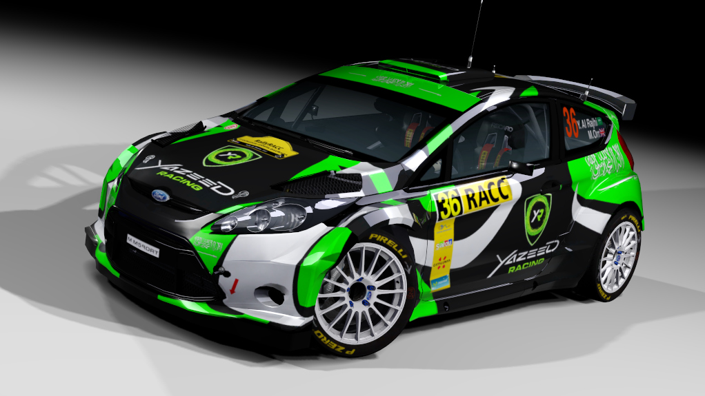 LF S2000 Ford Fiesta MK6 S2000, skin Yazeed Al-Rajhi 2012