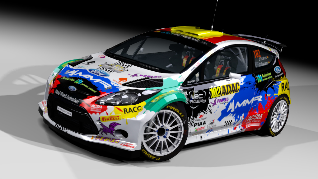 LF S2000 Ford Fiesta MK6 S2000, skin cohete 2012