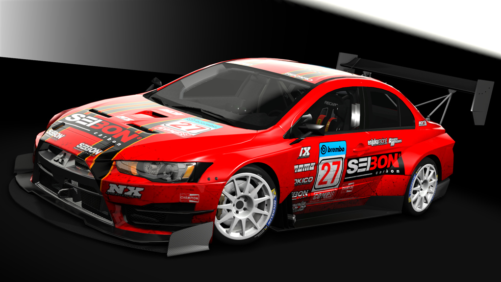 LF Mitsubishi Lancer EVO X HillClimb, skin 02