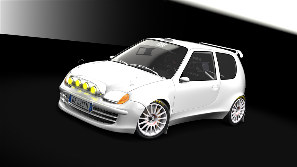 LF Fiat Seicento KitCar, skin White