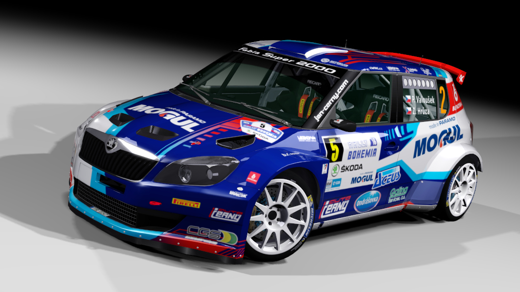 LF S2000 Skoda Fabia S2000 Evo2, skin 43. Rally Bohemia 2016-jan cerny