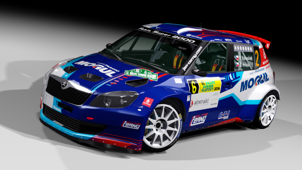 LF S2000 Skoda Fabia S2000 Evo2, skin 51. Rallye Šumava Klatovy 2016-jan cerny