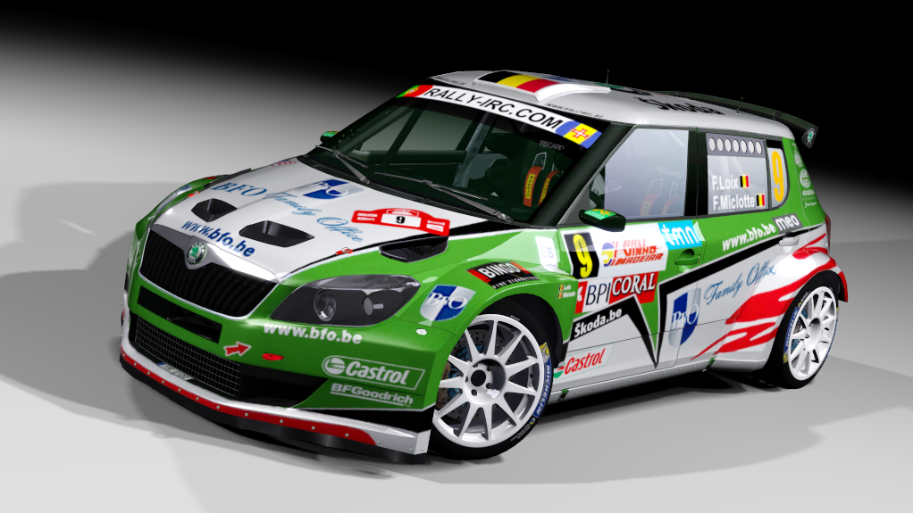 LF S2000 Skoda Fabia S2000 Evo2, skin Freddy Loix 2010