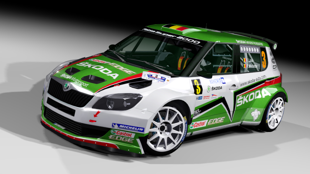 LF S2000 Skoda Fabia S2000 Evo2, skin Freddy Loix 2011