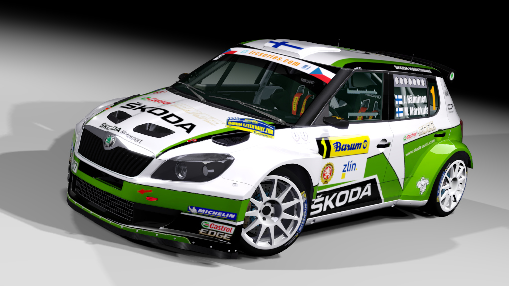 LF S2000 Skoda Fabia S2000 Evo2, skin HänninenFabiaS2000-Barum2012