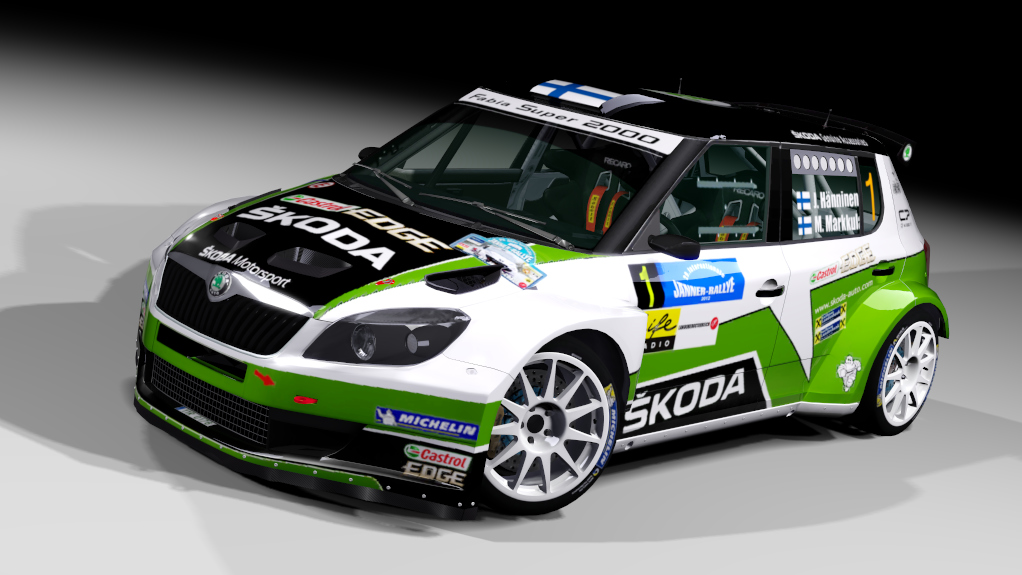 LF S2000 Skoda Fabia S2000 Evo2, skin HanninenJanner2012