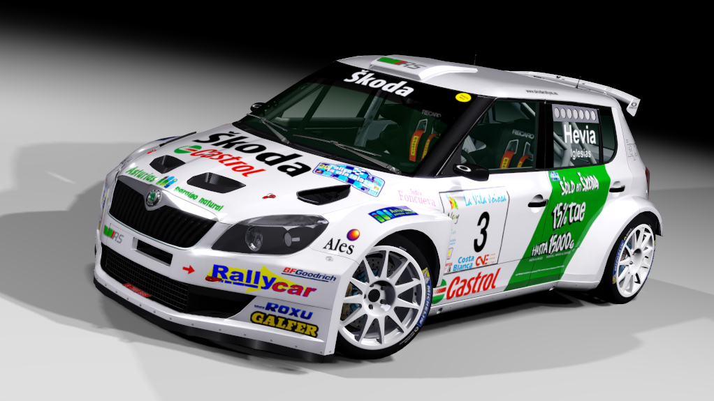 LF S2000 Skoda Fabia S2000 Evo2, skin Hevia