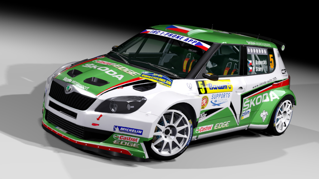 LF S2000 Skoda Fabia S2000 Evo2, skin Kopecký-Fabia-Barum2011