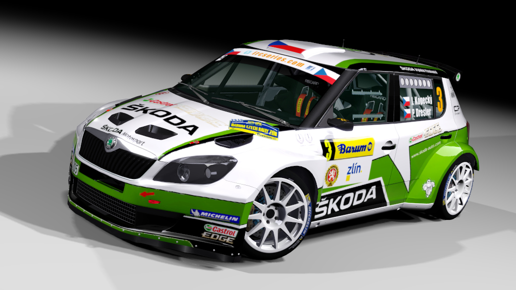 LF S2000 Skoda Fabia S2000 Evo2, skin KopeckýFabiaS2000-Barum2012