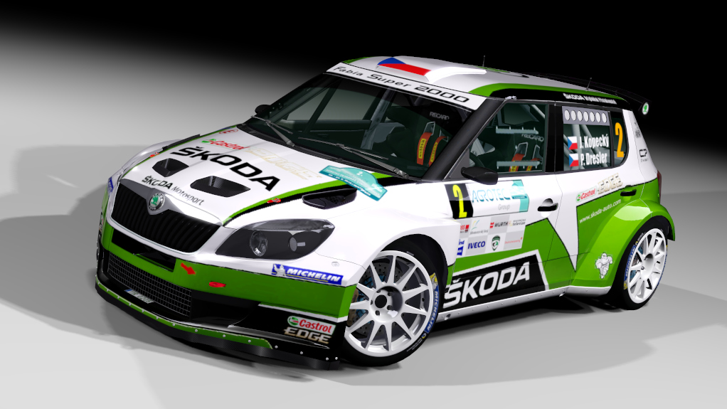 LF S2000 Skoda Fabia S2000 Evo2, skin Kopecky-FabiaS2000-Hustopece2012