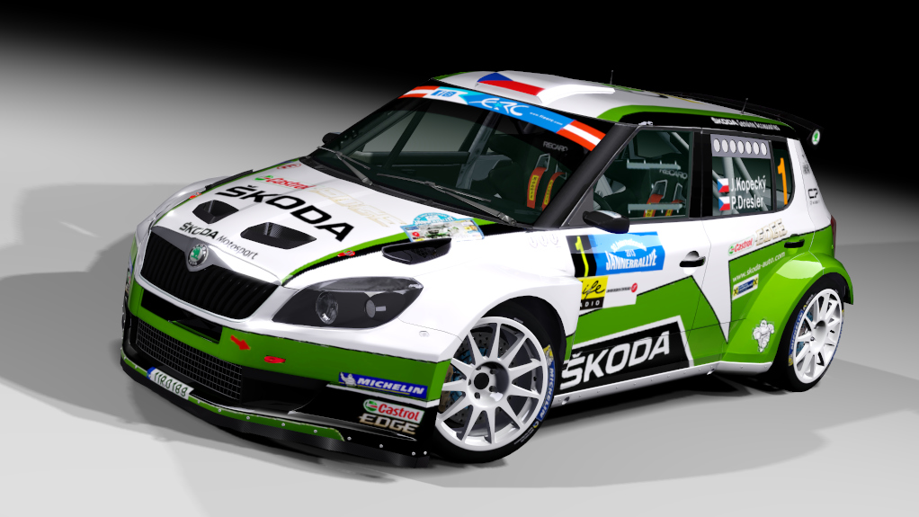 LF S2000 Skoda Fabia S2000 Evo2, skin KopeckyJanner2013