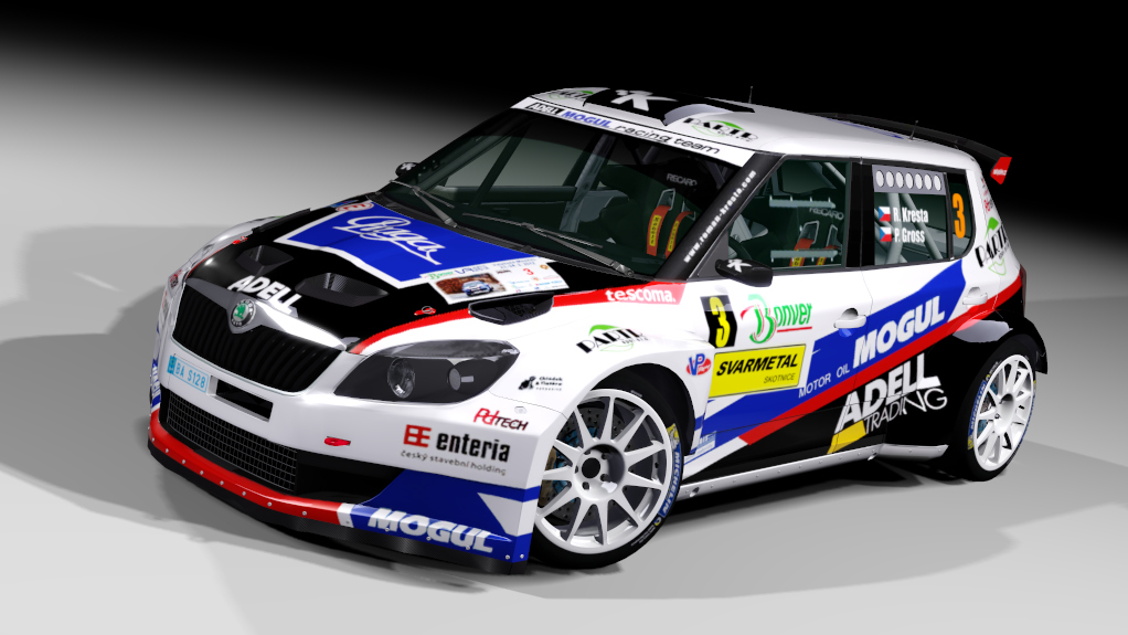 LF S2000 Skoda Fabia S2000 Evo2, skin KrestaFabiaS20002012