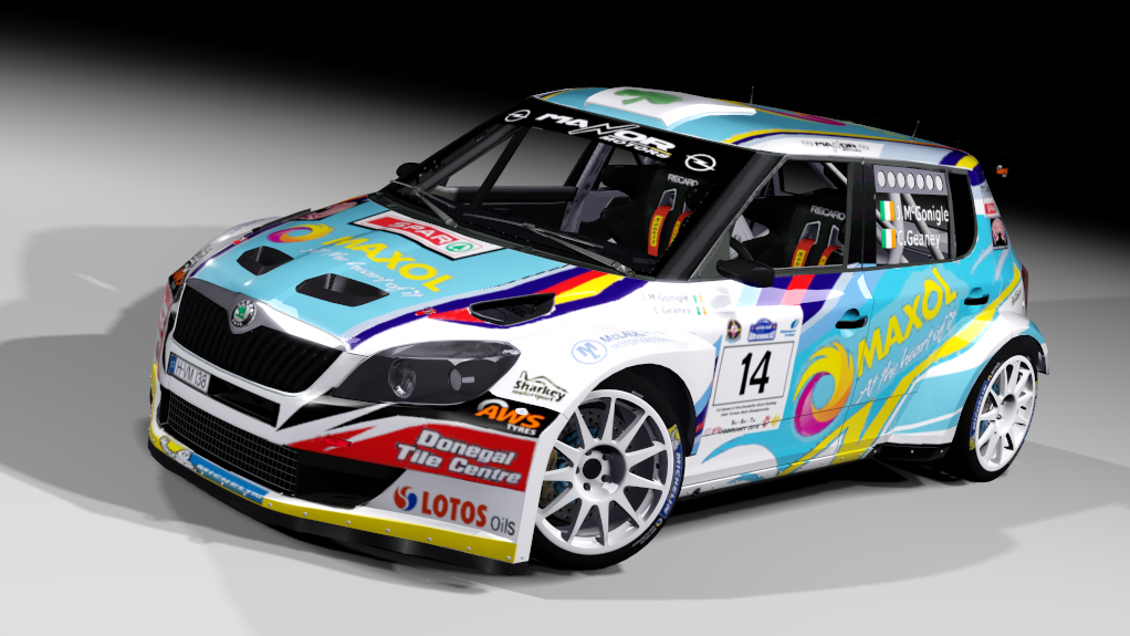 LF S2000 Skoda Fabia S2000 Evo2, skin McGonigle - Galway International Rally 2016