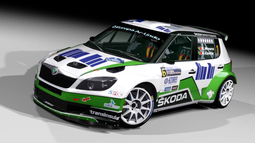 LF S2000 Skoda Fabia S2000 Evo2, skin Ricardo Moura Azores