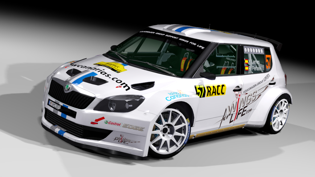 LF S2000 Skoda Fabia S2000 Evo2, skin Yeray Lemes