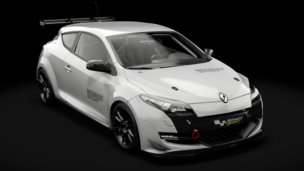 Renault Sport Mégane R.S. Trophy 2012 Track, skin Glacier white