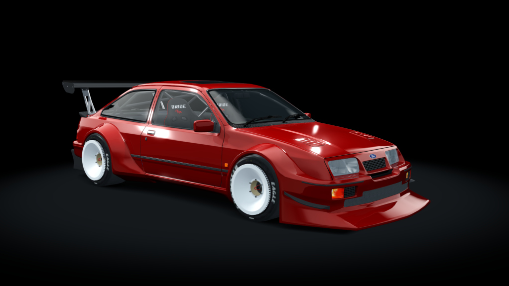 Ford Sierra RS500 87 TimeAttack, skin red