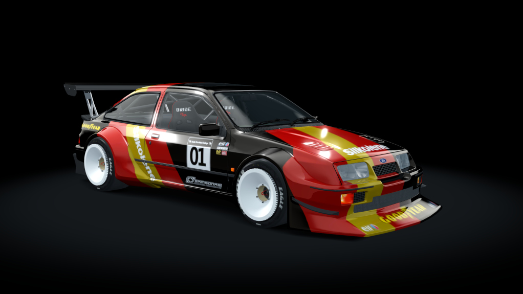 Ford Sierra RS500 87 TimeAttack, skin silkolene