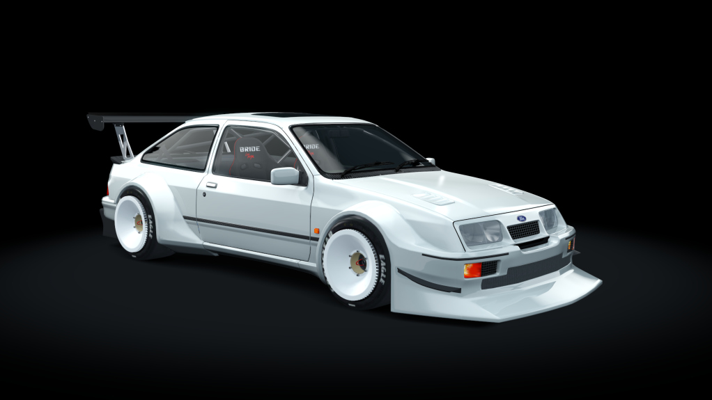 Ford Sierra RS500 87 TimeAttack, skin white