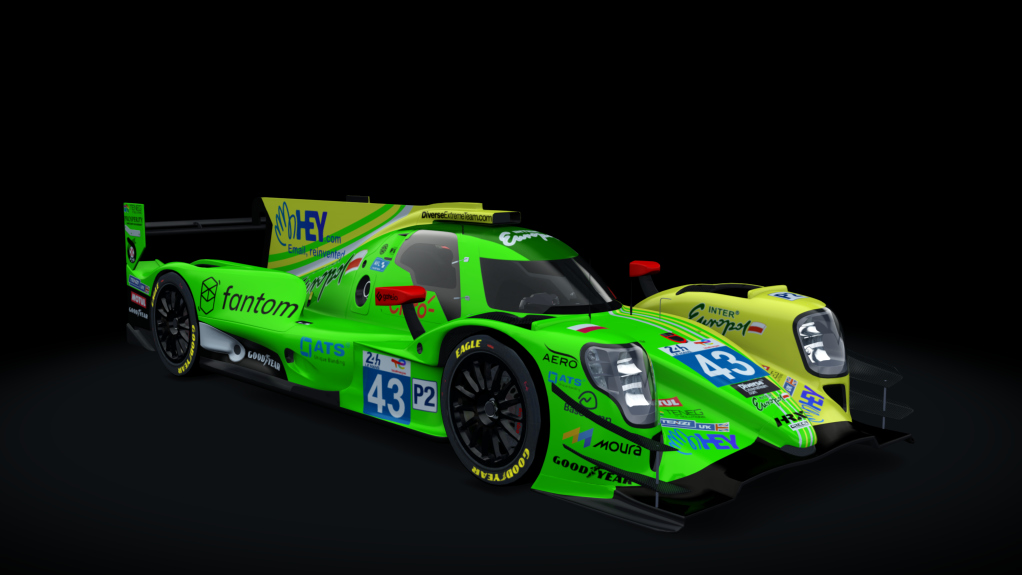 Oreca 07, skin 2022_Inter_Europol_Competition_#43