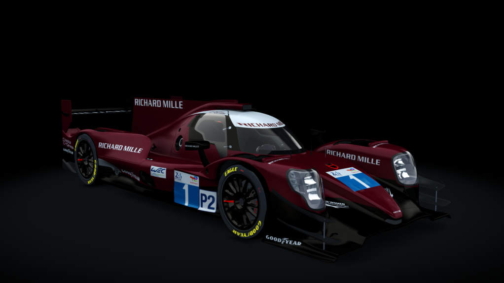 Oreca 07, skin 2022_Richard_Mille_1_Le_Mans