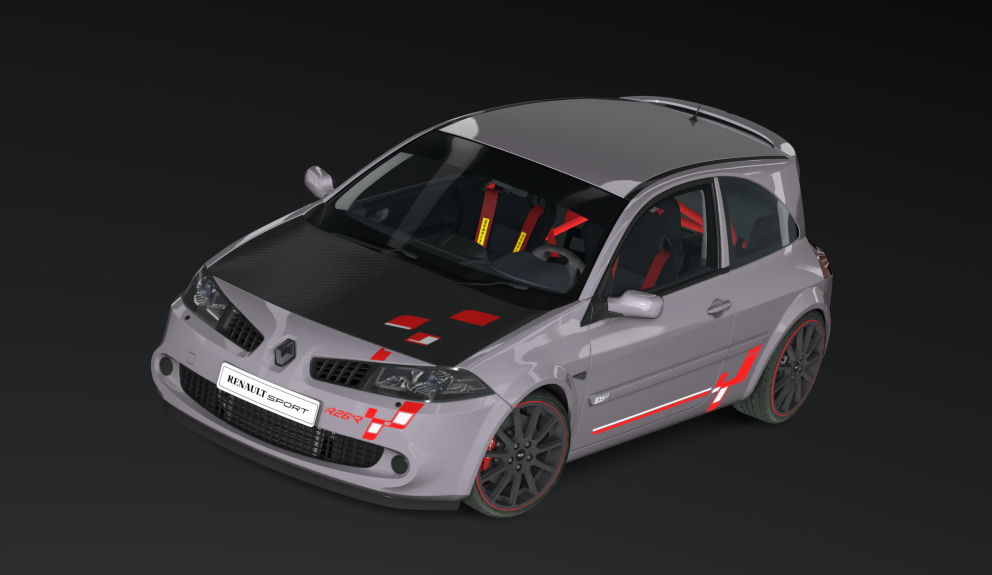 Renault Megane RS R26 Tracktool, skin 02silver