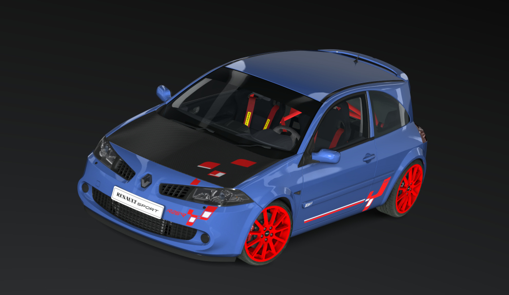 Renault Megane RS R26 Tracktool, skin 03blue