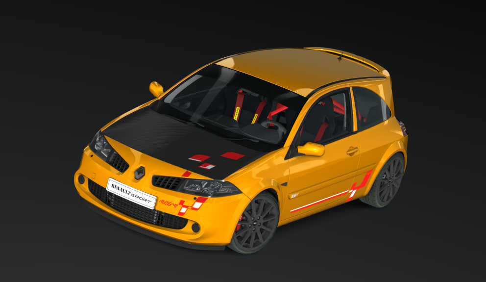 Renault Megane RS R26 Tracktool, skin 04yellow