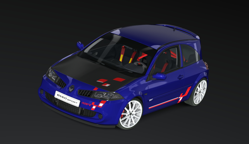 Renault Megane RS R26 Tracktool, skin 05dark_blue