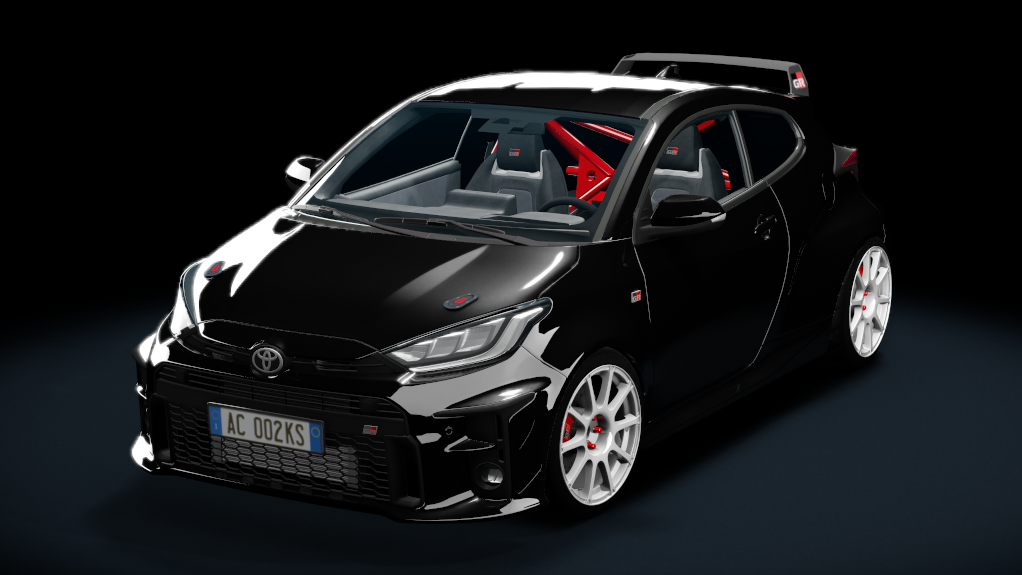 Toyota Yaris GR TrackTool, skin Negro