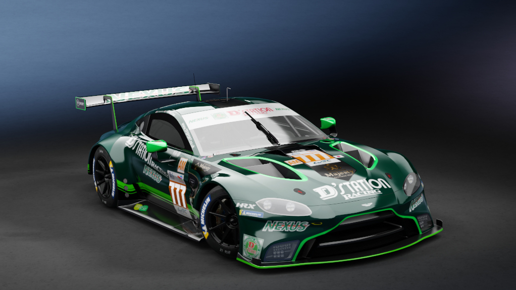 Aston Martin Vantage AMR GTE, skin 2022_LM_D'Station_777