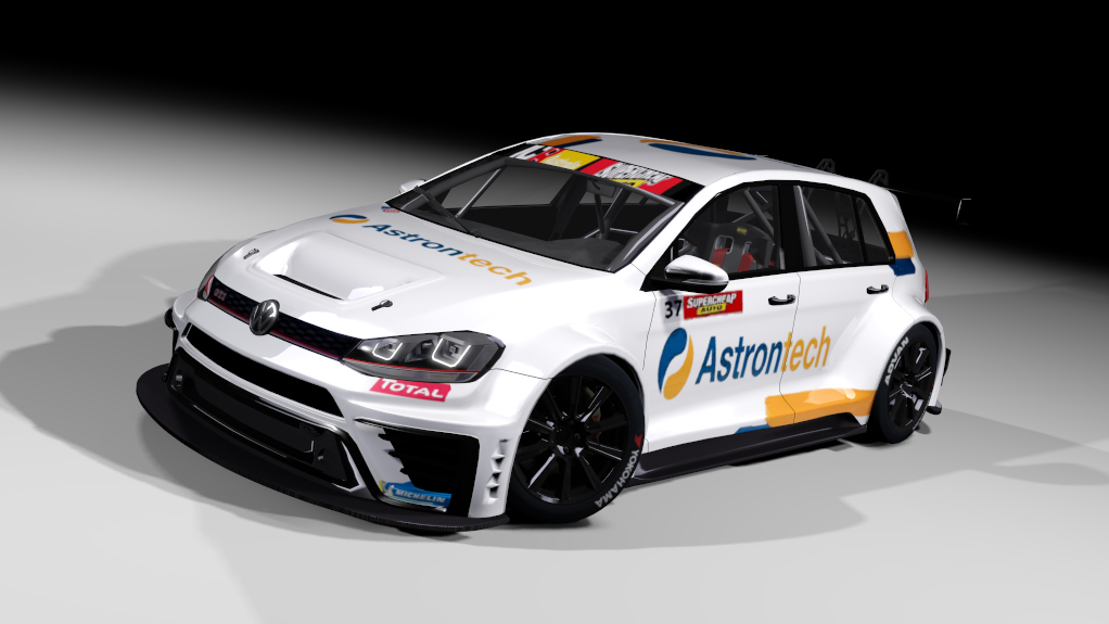 VW Golf GTi TCR hillclimb, skin #37 Chelsea Angelo