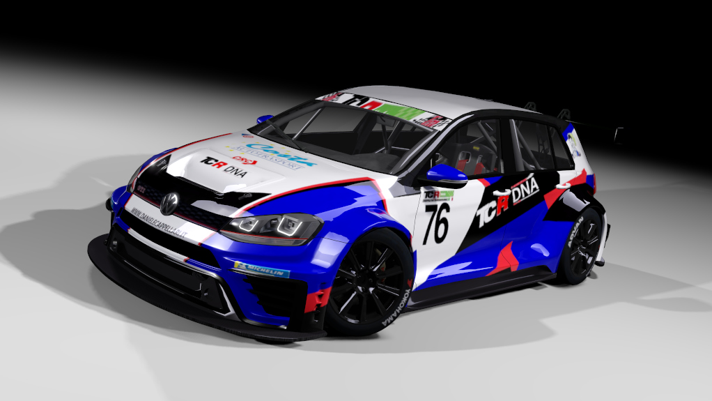 VW Golf GTi TCR hillclimb, skin Daniele Cappellari