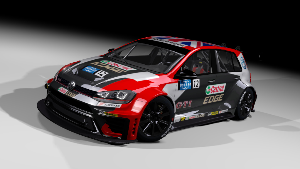 VW Golf GTi TCR hillclimb, skin VWTCR12