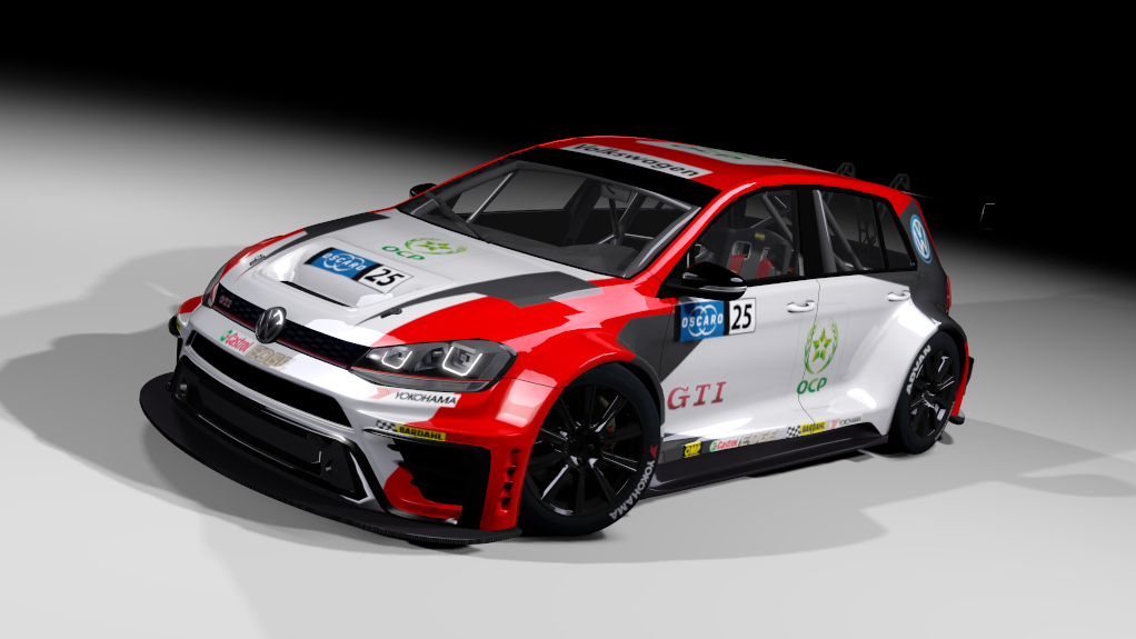 VW Golf GTi TCR hillclimb, skin VWTCR25