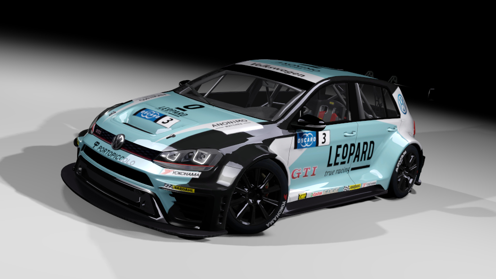 VW Golf GTi TCR hillclimb, skin VWTCR3